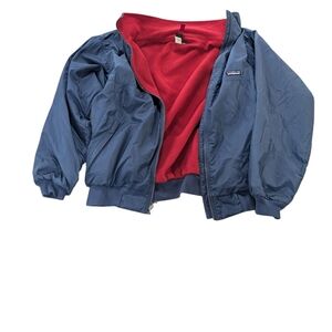 Patagonia Vintage Bomber Shelled Synchilla Jacket Men's Medium 1980s FleeceLined